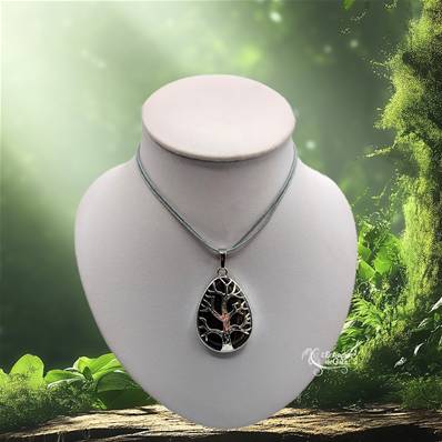 Collier Arbre de Vie - Oeil de Tigre