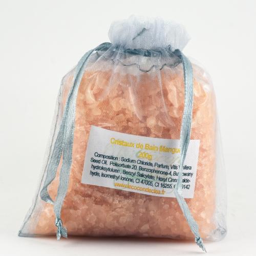 Cristaux Sels de Bain Mangue - Sachet de 200g