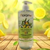 Florame - Gel Douche aux Huiles Essentielles Bio Verveine Citron - 750ml