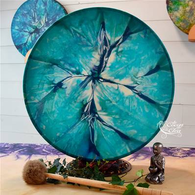 Tambour Unis-Son Neptune - Bison et Cèdre 45cm