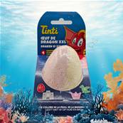 Tinti - Oeuf de Dragon XXL – Boule de Bain Magique Surprise Eponge