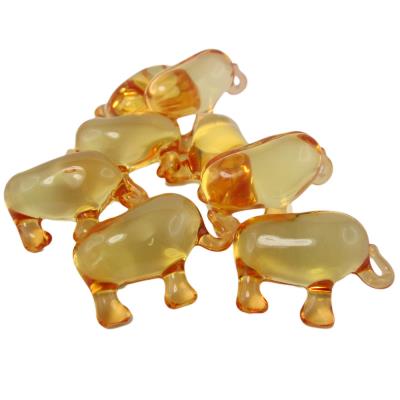 Perles de Bain Animaux Eléphant - Fragrance Mandarine - Par 10