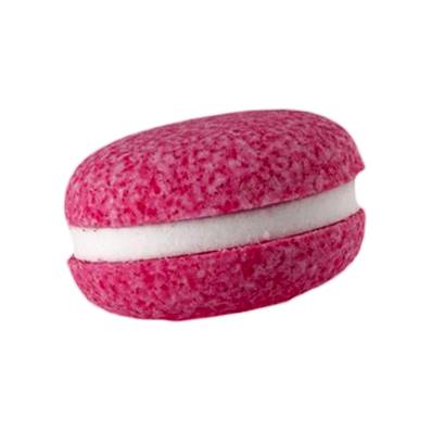 Macaron de Bain Effervescent - Cranberry