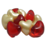 Perles de Bain Coeurs - Assortiments de senteurs et couleurs