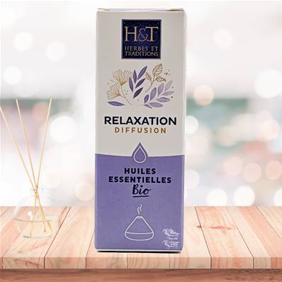 Herbes et Traditions - Huiles Essentielles Bio à Diffuser - Relaxation 10ml