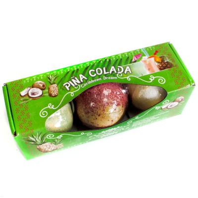 Bombes de Bain Cocktail - Pina Colada - Coffret de 3