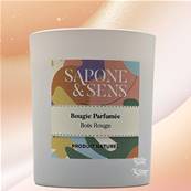 Bougie d'Ambiance Parfumée - Bois Rouge - 45h