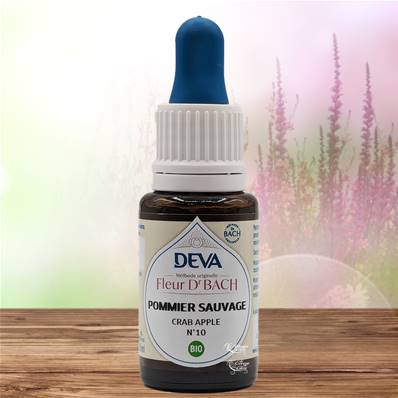 Deva - Fleur du Dr Bach - Pommier Sauvage N.10 - Compte gouttes 15ml