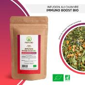 POP CBD - Infusion Chanvre Immuno Boost Bio