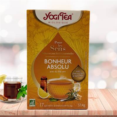 Yogi Tea - Pour les Sens - Bonheur Absolu - 17 Sachets