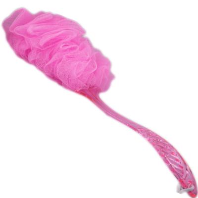 Fleur de douche - Brosse Dos - 43 cm Blanc ou Rose