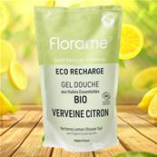 Florame - Recharge Gel Douche aux Huiles Essentielles Bio Verveine Citron 700ml