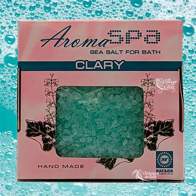 Sel de Bain Aroma Spa - Sauge Clary 100% Fait Main