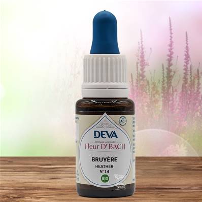 Deva - Fleur du Dr Bach - Bruyère N.14 - Compte gouttes 15ml