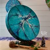 Tambour Unis-Son Neptune - Bison et Cèdre 45cm