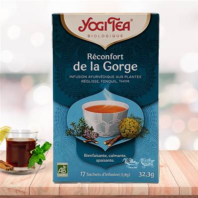 Yogi Tea - Réconfort de la Gorge - 17 Sachets