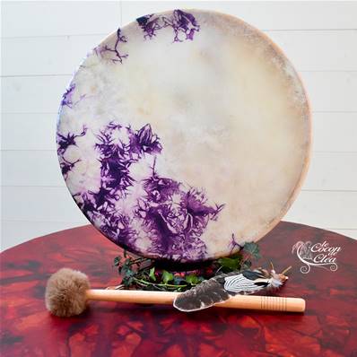 Tambour Unis-Son Thetys - Bison et Cèdre 45cm