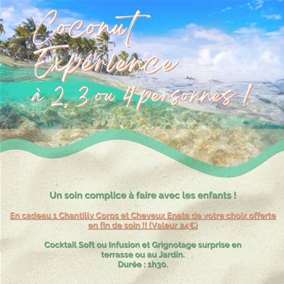 Coconut Expérience - Tarif Family 4 Personnes - 1h30
