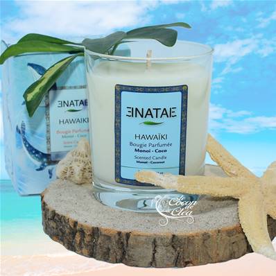 Enatae- Bougie Parfumée Naturelle Artisanale 45h - Hawaïki