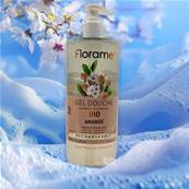 Florame - Gel Douche aux Huiles Essentielles Bio Amande - 750ml