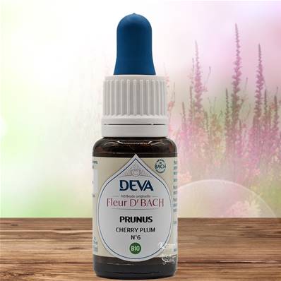 Deva - Fleur du Dr Bach - Prunus N.6 - Compte gouttes 15ml