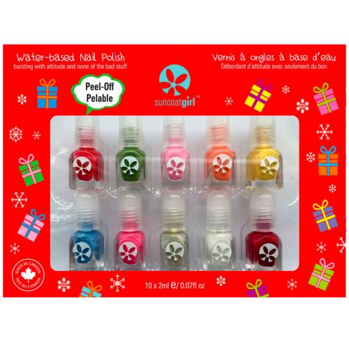 Suncoatgirl Kit Manucure Naturel 10 Vernis Merry Mini Mani