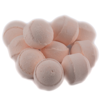 Mini boules de bain Effervescentes - Pamplemousse Mandarine - Sachet de 10