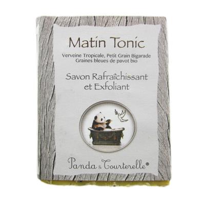 Panda et Tourterelle - Savon Artisanal Naturel - Matin Tonic