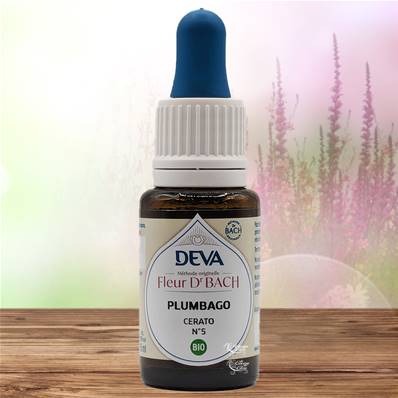 Deva - Fleur du Dr Bach - Plumbago N.5 - Compte gouttes 15ml
